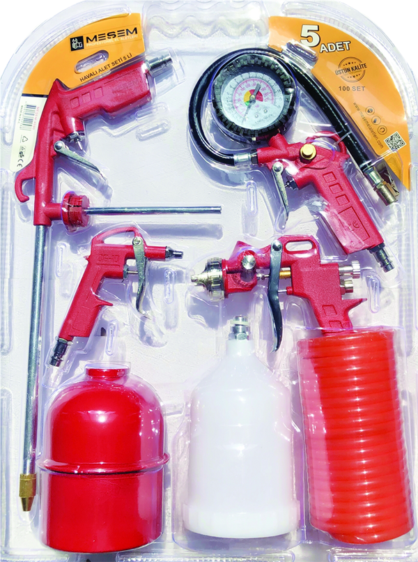 MEŞEM HAVALI ALET SETİ 5 PARÇA 4590 - Image 1