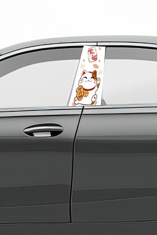 Araç Kapı Direk Kaplama Folyosu Desenli (Sağ Sol Takım) (2 Adet) - 22x50 Cm - Image 1