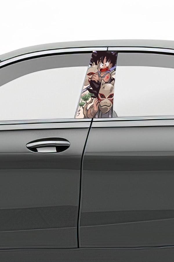 Araç Kapı Direk Kaplama Folyosu Desenli (Sağ Sol Takım) (2 Adet) - 22x50 Cm - Image 1