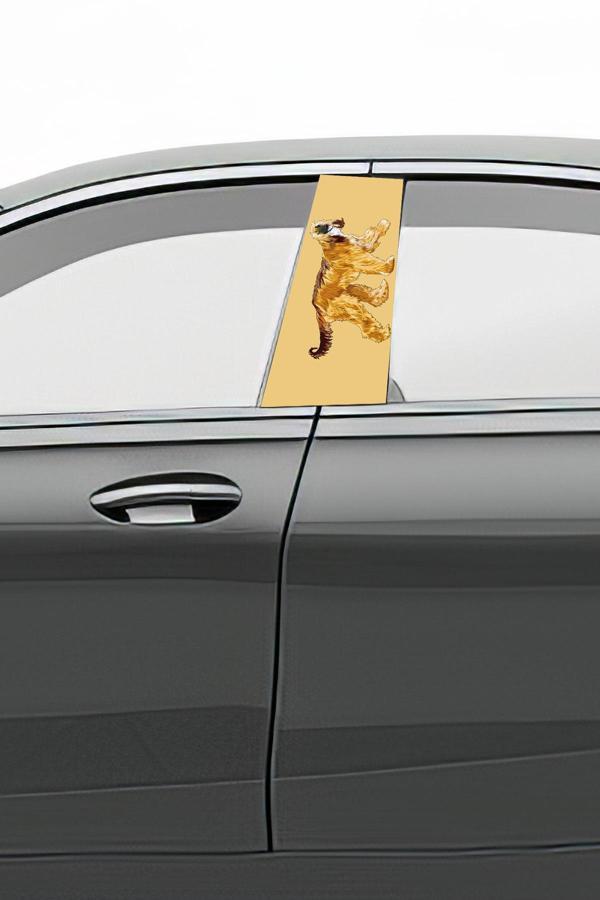 Araç Kapı Direk Kaplama Folyosu Desenli (Sağ Sol Takım) (2 Adet) - 22x50 Cm - Image 1