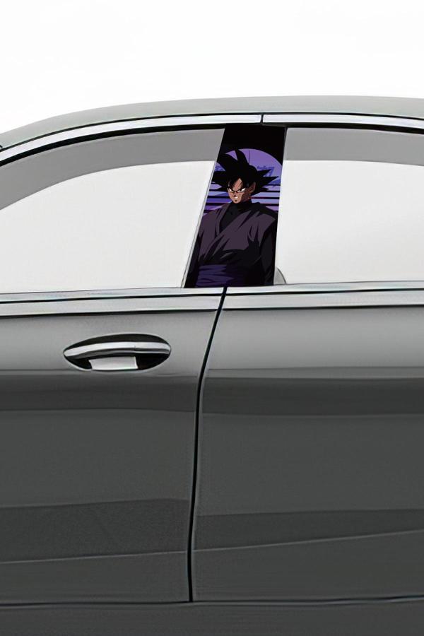 Araç Kapı Direk Kaplama Folyosu Desenli (Sağ Sol Takım) (2 Adet) - 22x50 Cm - Image 1