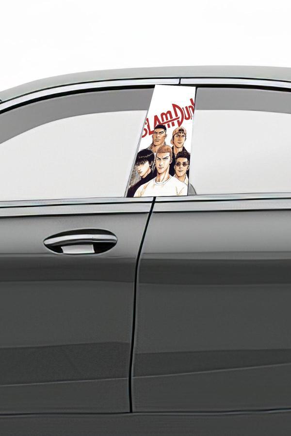 Araç Kapı Direk Kaplama Folyosu Desenli (Sağ Sol Takım) (2 Adet) - 22x50 Cm - Image 1