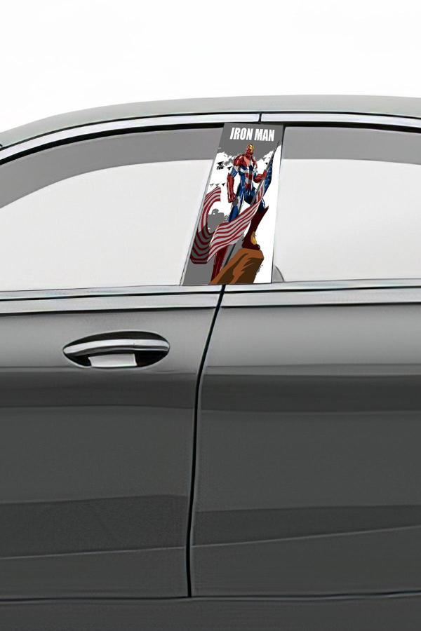 Araç Kapı Direk Kaplama Folyosu Desenli (Sağ Sol Takım) (2 Adet) - 22x50 Cm - Image 1