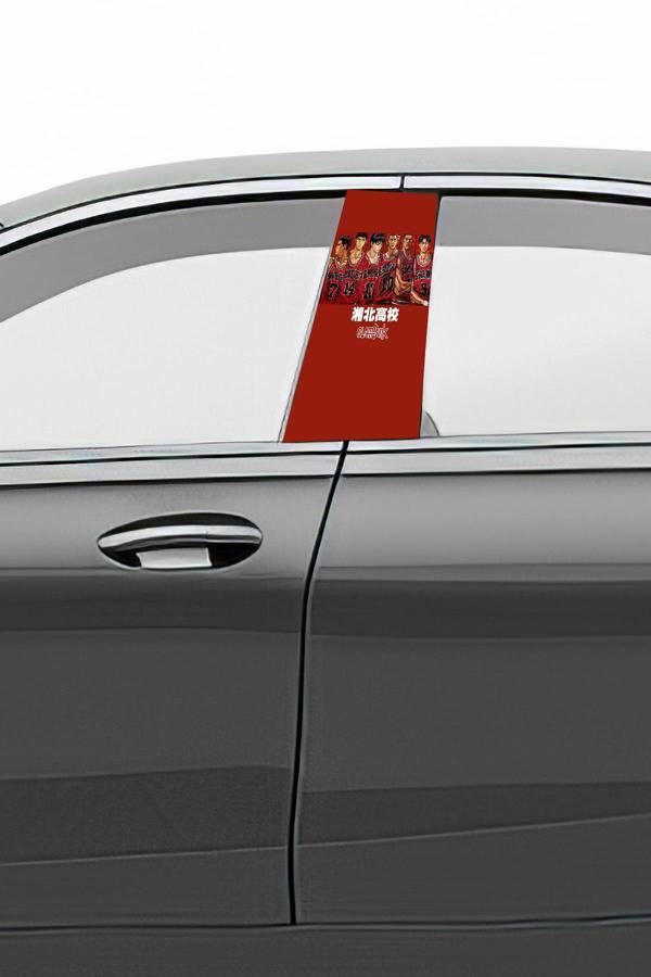 Araç Kapı Direk Kaplama Folyosu Desenli (Sağ Sol Takım) (2 Adet) - 22x50 Cm - Image 1