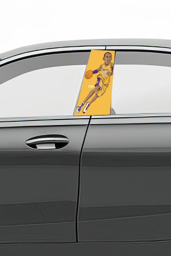 Araç Kapı Direk Kaplama Folyosu Desenli (Sağ Sol Takım) (2 Adet) - 22x50 Cm - Image 1