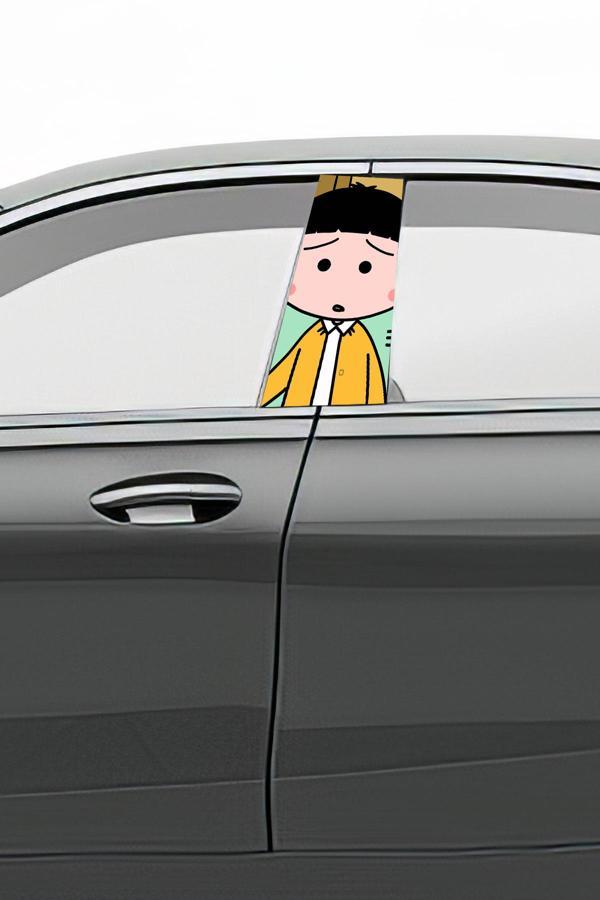 Araç Kapı Direk Kaplama Folyosu Desenli (Sağ Sol Takım) (2 Adet) - 22x50 Cm - Image 1