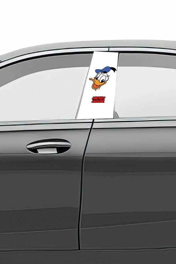 Araç Kapı Direk Kaplama Folyosu Desenli (Sağ Sol Takım) (2 Adet) - 22x50 Cm - Image 1