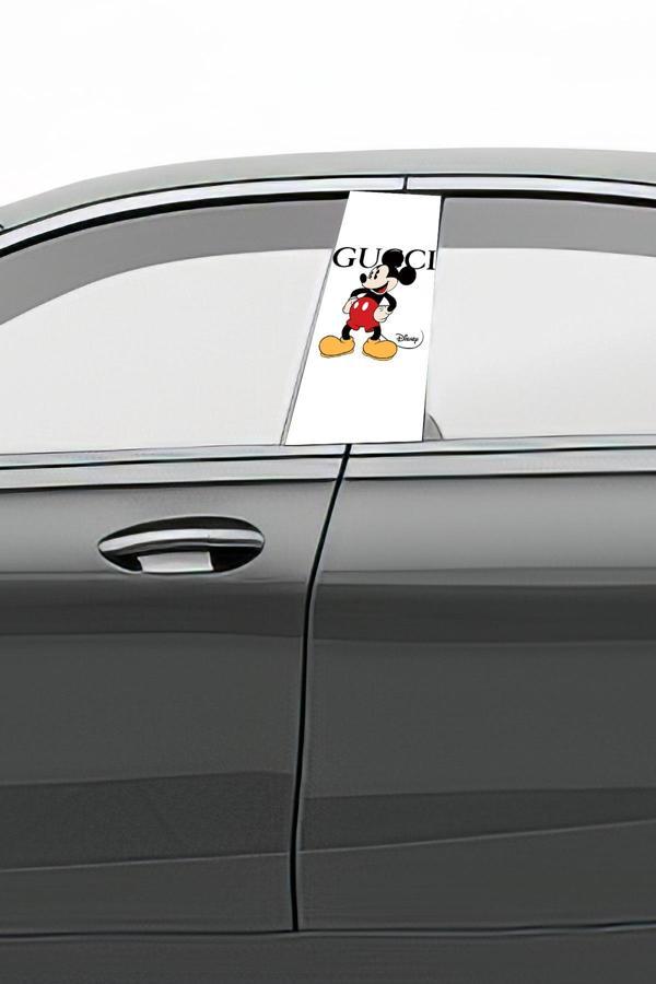 Araç Kapı Direk Kaplama Folyosu Desenli (Sağ Sol Takım) (2 Adet) - 22x50 Cm - Image 1