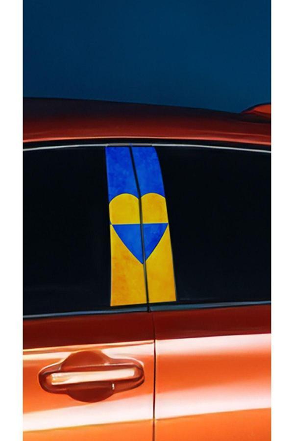 Araç Kapı Direk Kaplama Folyosu Desenli (SAĞ SOL TAKIM) (2 ADET) - 22x50 Cm - Image 1