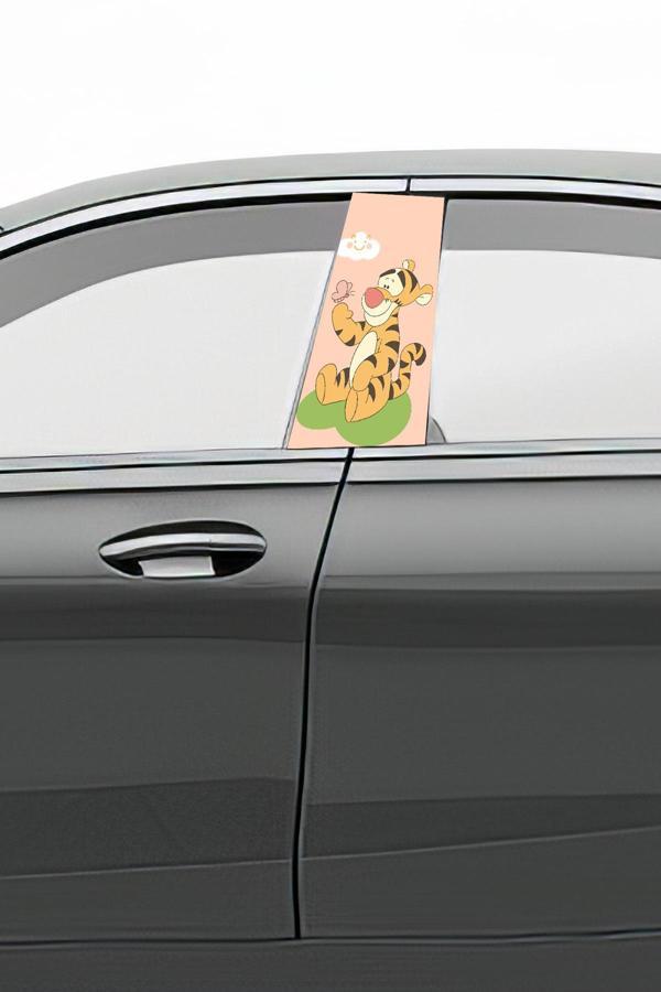 Araç Kapı Direk Kaplama Folyosu Desenli (Sağ Sol Takım) (2 Adet) - 22x50 Cm - Image 1