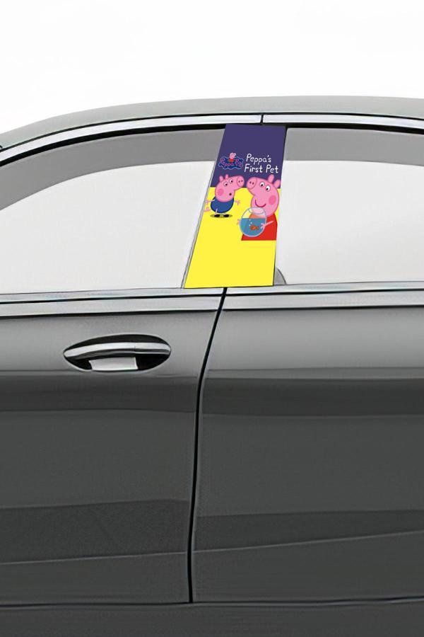 Araç Kapı Direk Kaplama Folyosu Desenli (Sağ Sol Takım) (2 Adet) - 22x50 Cm - Image 1