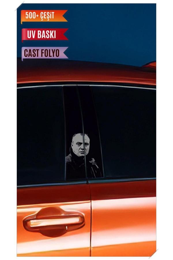 Araç Kapı Direk Kaplama Folyosu Çakır Desenli (Sağ Sol Takım) Uyumlu (2 Adet) - 22x50 Cm - Image 1