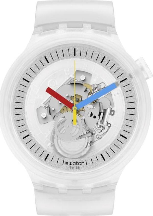 Swatch Clearly Bold Unisex Kol Saati SB01K100 - Image 1