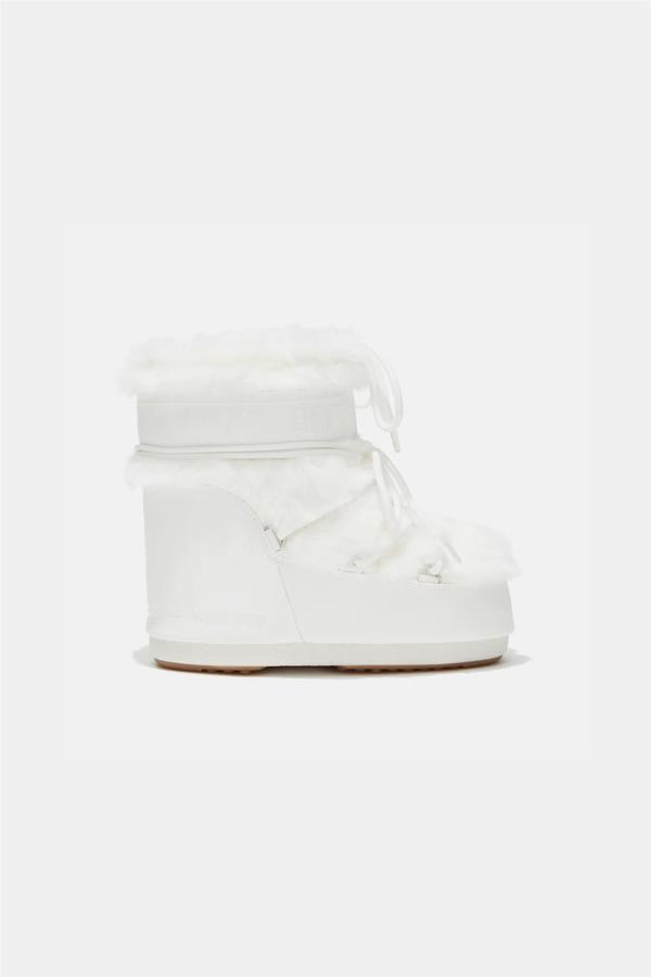 Moon Boot Icon Low Faux Fur Optical Kadın Bot 80D1409390 - Image 1
