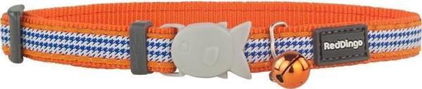 Reddingo Fang It Desenli Turuncu Kedi Boyun Tasması 12mm / 20-32 cm - Image 1