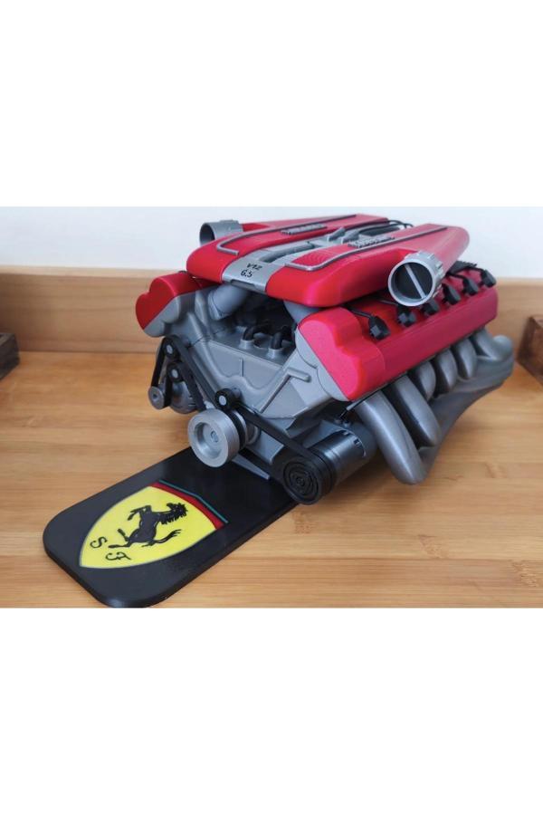 Üç Boyutlu Haller 23 Cm Ferrari V12 Motoru Figürü - Image 1