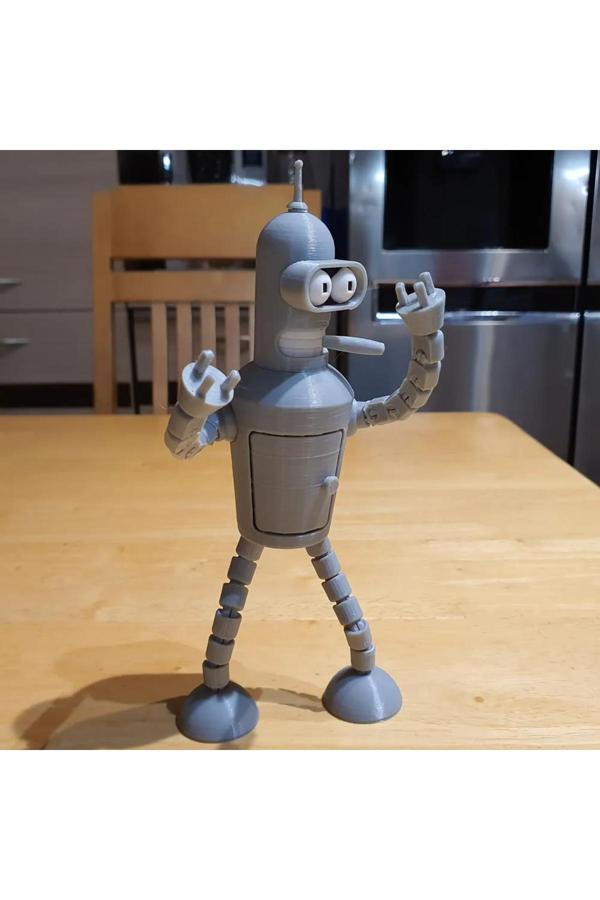 Üç Boyutlu Haller Futurama Bender Figürü - Image 1