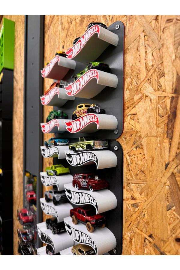 Üç Boyutlu Haller 6'Lı Hot Wheels Araç Standı - Image 1