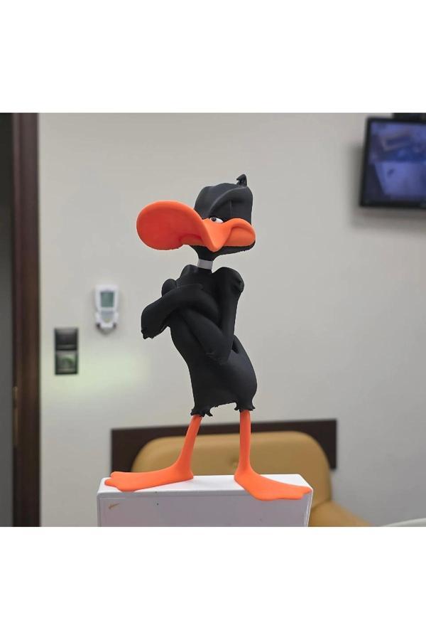 Üç Boyutlu Haller Daffy Duck Figürü 21Cm - Image 1