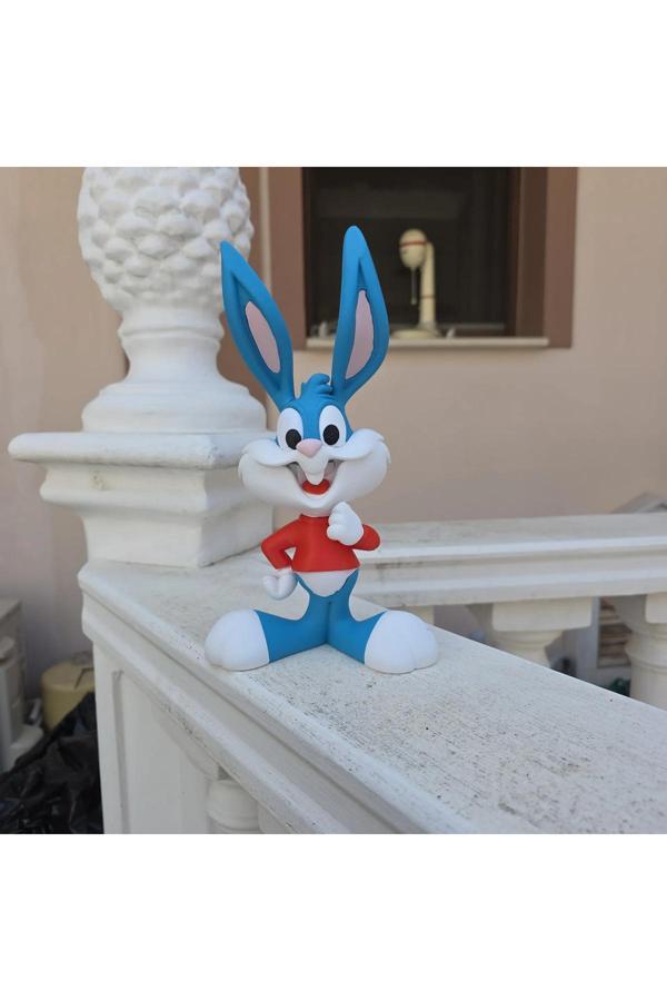 Üç Boyutlu Haller Bugs Bunny-Buster Bunny Figürü 20 Cm - Image 1