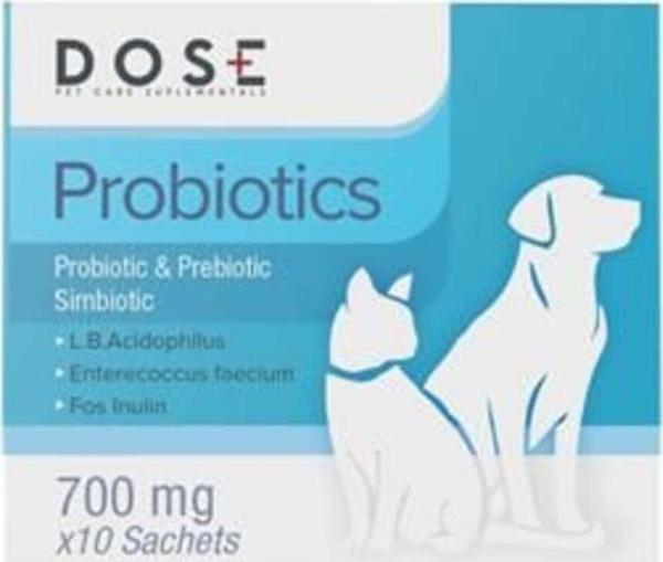 Dose Kedi Ve Köpek İçin Probiyotik Toz Saşe 700 Mg X 10 Paket - Image 1
