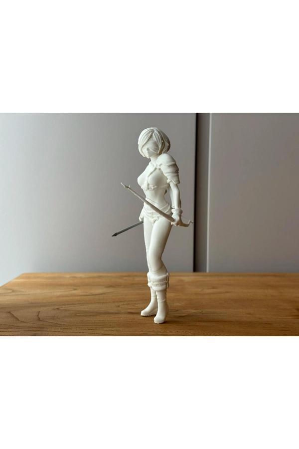 Üç Boyutlu Haller Automata Okçu Kız Figürü 17 Cm - Image 1
