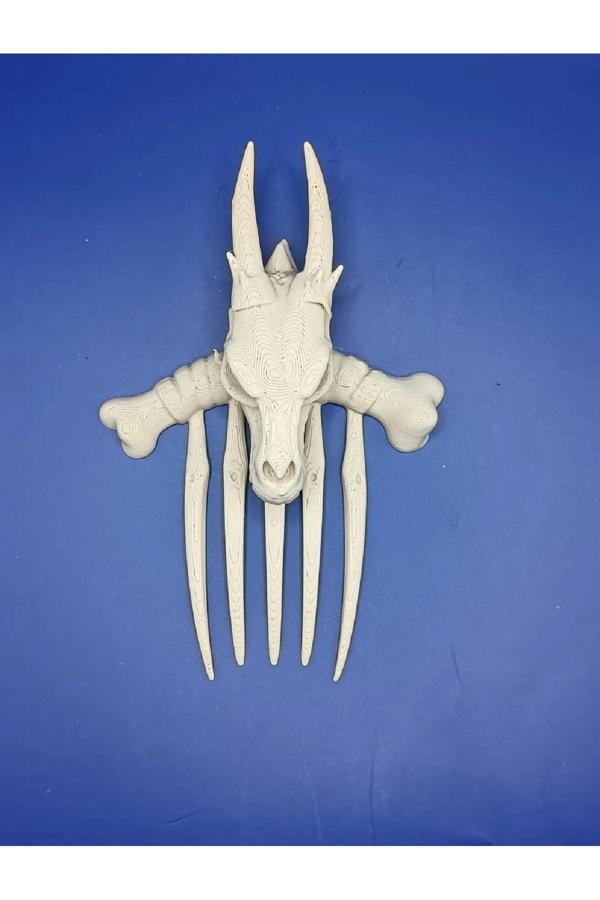 Üç Boyutlu Haller Özel Tasarım Dragon Saç Tokası - Image 1