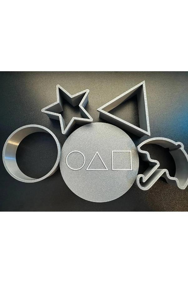 Tasarım Squid Game Şeker Kalıbı Ve Saklama Kutusu - Image 1