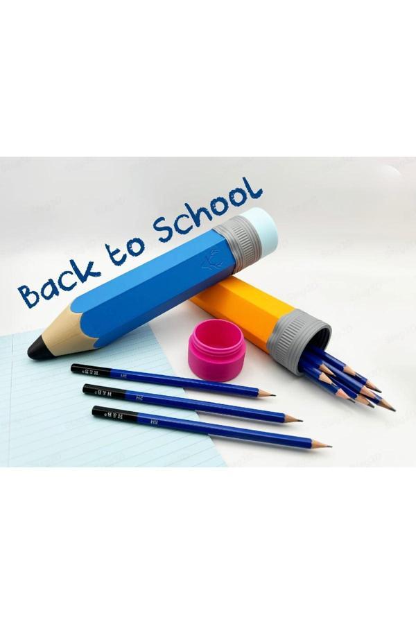 Üç Boyutlu Haller Özel Tasarım Kalem Şeklinde Kalem Kutusu - Image 1