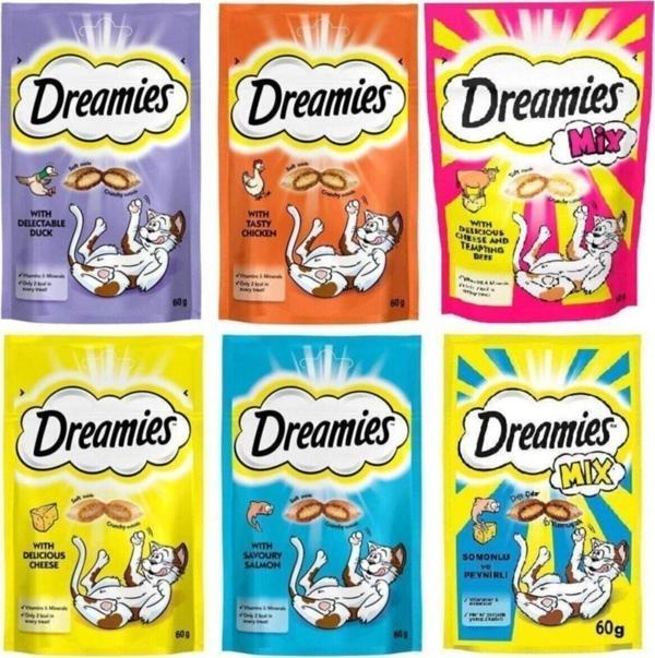 Dreamies Kedi Ödülü Karışık Avantaj Paketi 6'Lı - Image 1