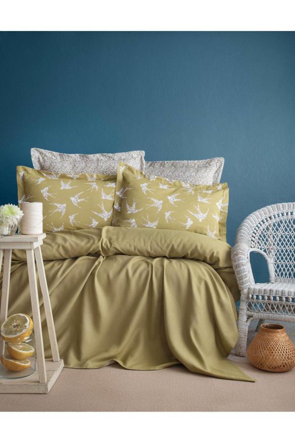 Apricitas HOME Çift Kişilik Freely Olive Bambu Pike Takımı - Image 1