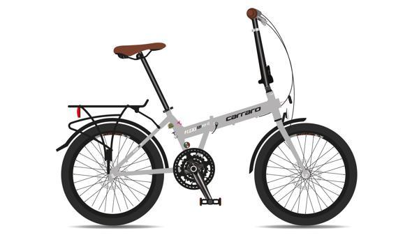 Carrro 20 Flexi 121 HD 350H 21 V Katlanır Bisiklet Mat Gri Siyah - Image 1