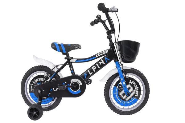 Ümit Alpina 16 Jant Çocuk Bisikleti Siyah Mavi - Image 1