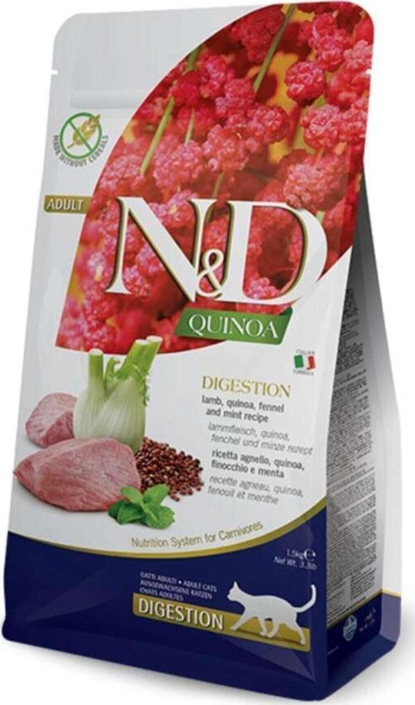 N&D Quinoa Digestion Kuzu Kinoa Aromalı Hassas Sindirim Kedi Maması 5 Kg - Image 1