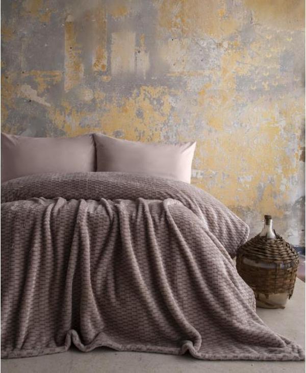 AP Jakarlı Tek Kişilik Vizon Trusty Battaniye 160*220 - Image 1