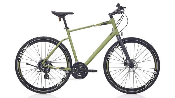 Carraro Sportive 28 324 520H 24-V HD Şehir Bisikleti Haki Yeşil Siyah Gri - Image 1