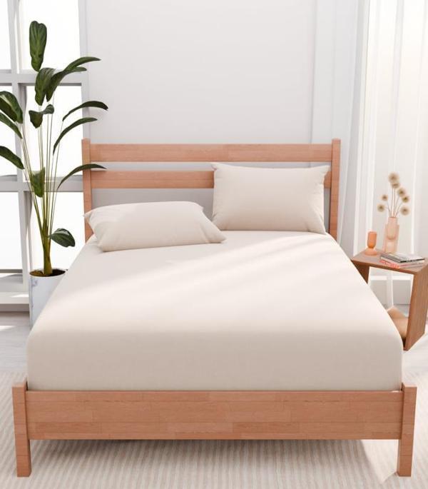 AP Urban Çift Kişilik Krem Çarşaf - Image 1