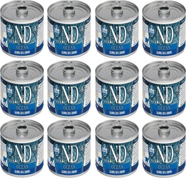 N&D Ocean Morina Balikli Yavru Kedi Konservesi 80 Gr X 12 Adet - Image 1