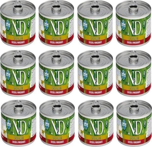 N&D Prime Tavuk Ve Narli Yavru Kedi Konservesi 80 Gr X 12 Adet - Image 1