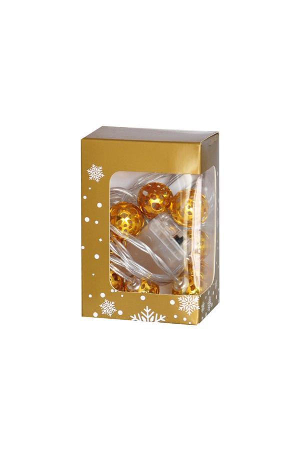 Alpjoy Yılbaşı Pilli Led Işık Küre Figürlü Led Işık 3Metre Küre - Image 1