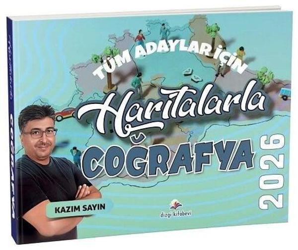 Dizgi Kitap KPSS MEB-AGS Haritalarla Coğrafya - Kazım Sayın Dizgi Kitap Yayınları - Dizgi Kitap Yayınları - Image 1