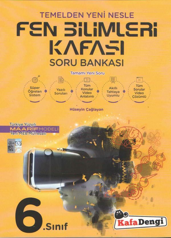 Kafa Dengi Yayınları 6.Sınıf Fen Bilimleri Kafası Soru Bankası Maarif Model - Kafa Dengi - Image 1