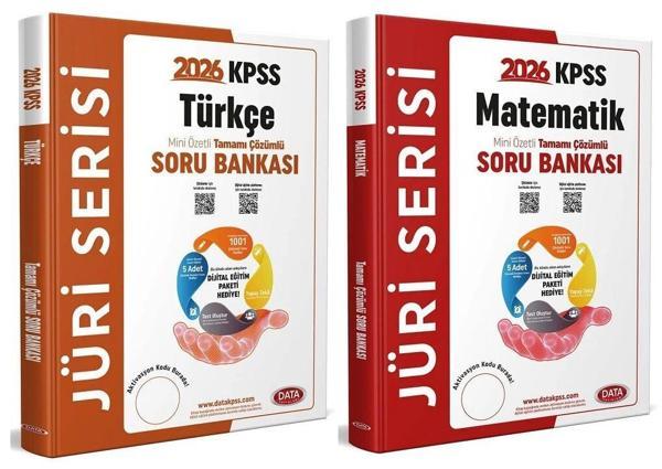 Data 2026 KPSS Türkçe + Matematik Jüri Soru Bankası 2 li Set Data Yayınları - Data Yayınları - Image 1