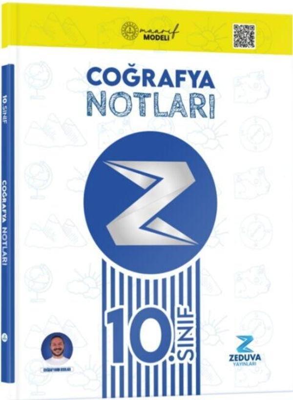 Zeduva Yayınları Coğrafyanın Kodları 10. Sınıf Coğrafya Maarif Modeli Notları - KR Akademi - Image 1