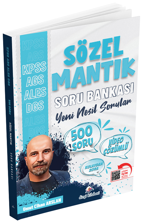 Dizgi KPSS MEB-AGS ALES DGS Sözel Mantık Soru Bankası Çözümlü - Umut Cihan Arslan Dizgi Kitap - Dizgi Kitap Yayınları - Image 1