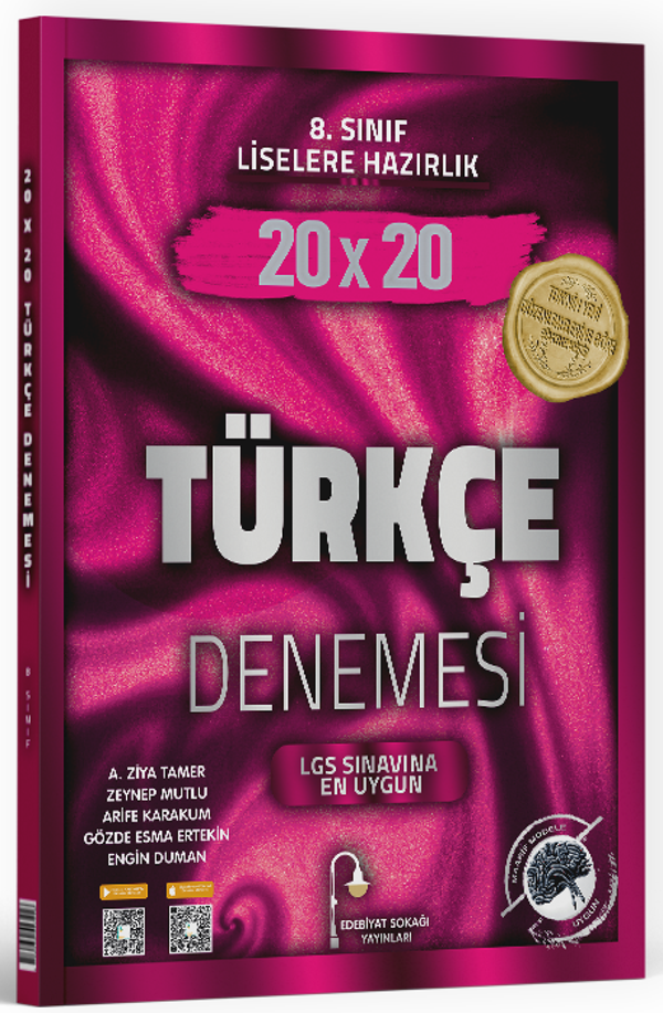 Edebiyat Sokağı 8. Sınıf Türkçe 20x20 Deneme - Image 1