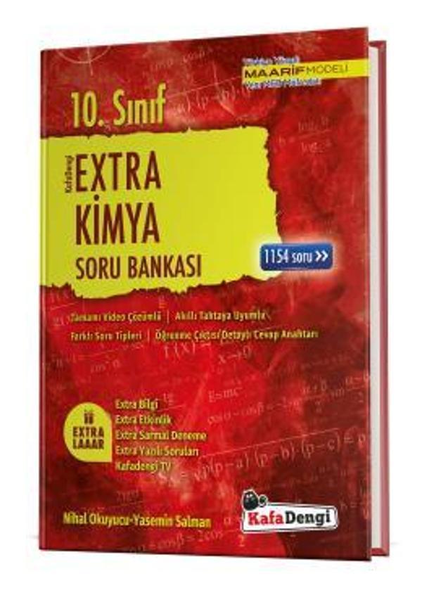 Kafa Dengi Yayınları 10.Sınıf Extra Kimya Soru Bankası Maarif Model - Kafa Dengi - Image 1