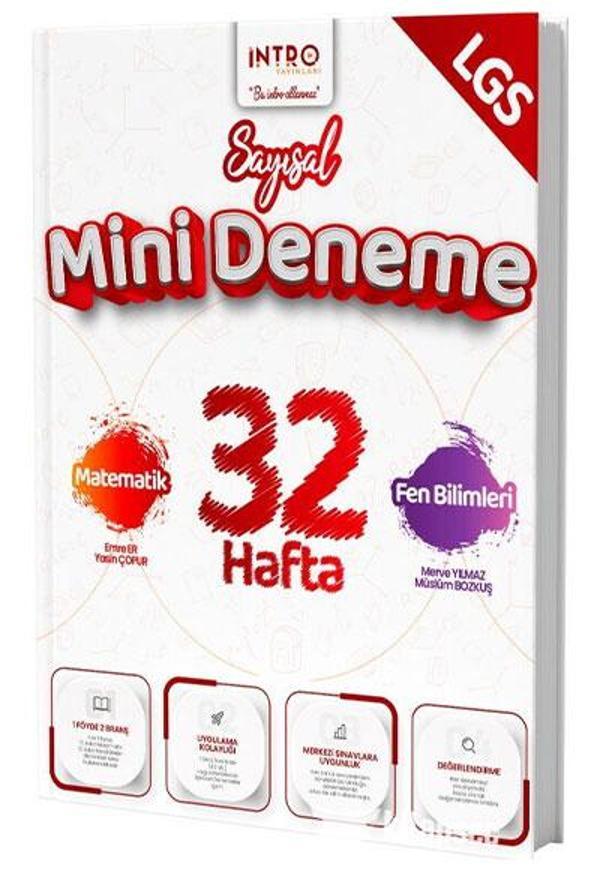 8. Sınıf LGS Sayısal 32 Hafta Mini Deneme İntro Yayınları - Image 1