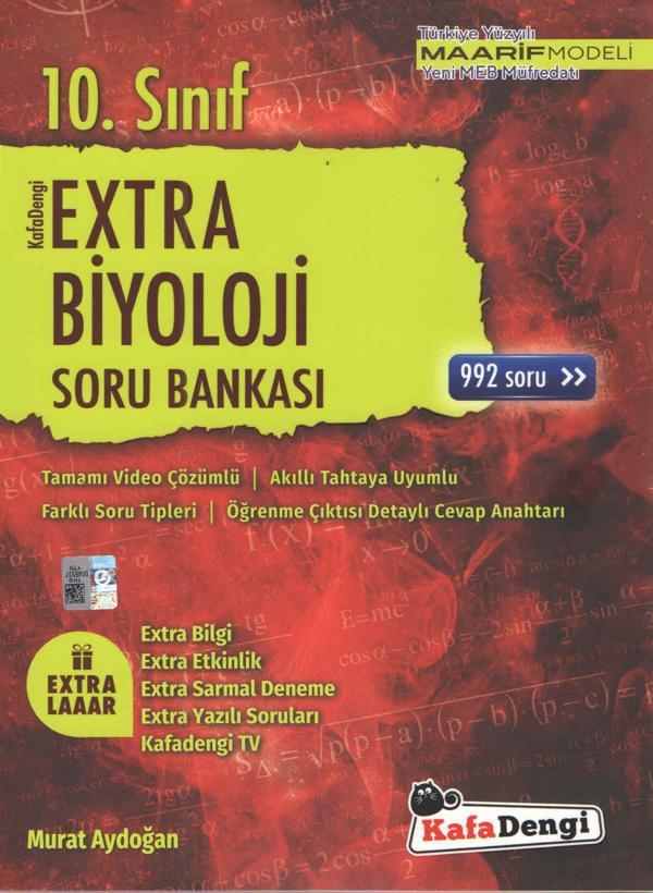 Kafa Dengi Yayınları 10.Sınıf Extra Biyoloji Soru Bankası Maarif Model - Kafa Dengi - Image 1