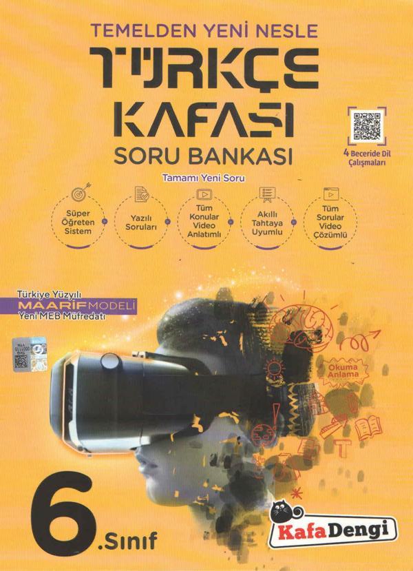 Kafa Dengi Yayınları 6.Sınıf Türkçe Kafası Soru Bankası Maarfi Model - Kafa Dengi - Image 1